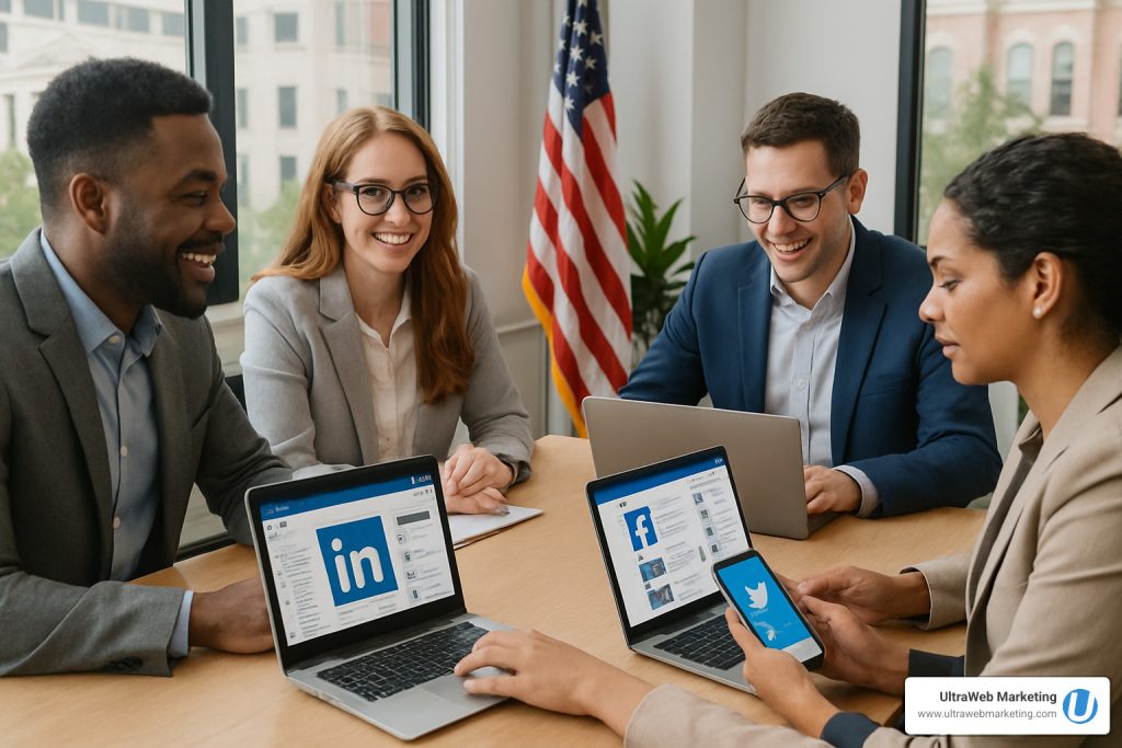 Social media professional services